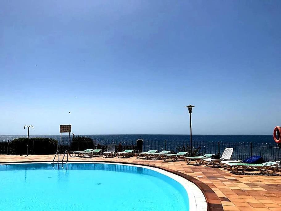 Newly Refurbished Beachfront Apartment. San Bartolomé Exterior foto